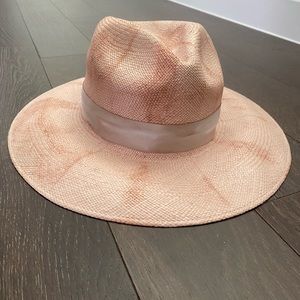 Peach tie-dye hat by the FREYA brand